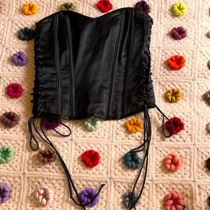 Black corset top